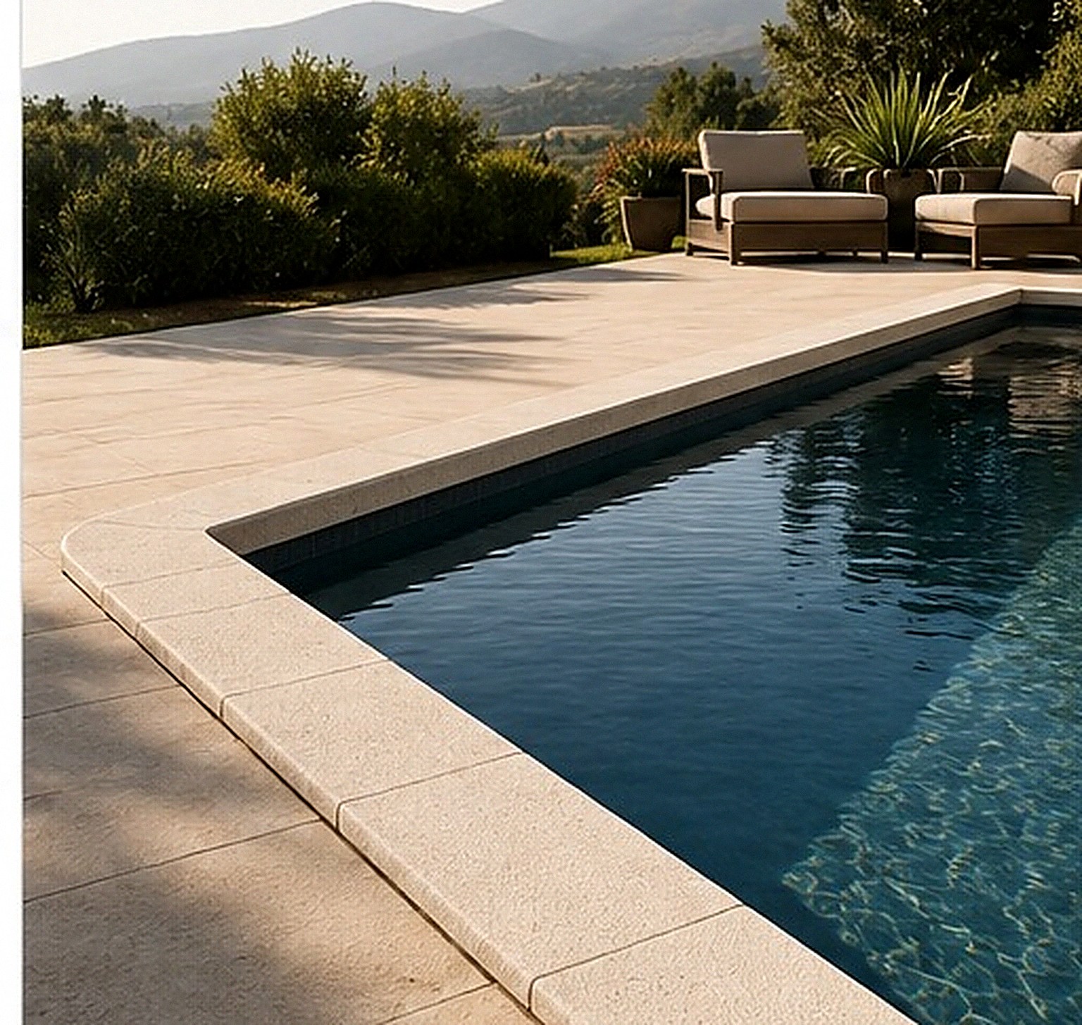 Instalación de bordes de piscina Terra Concept